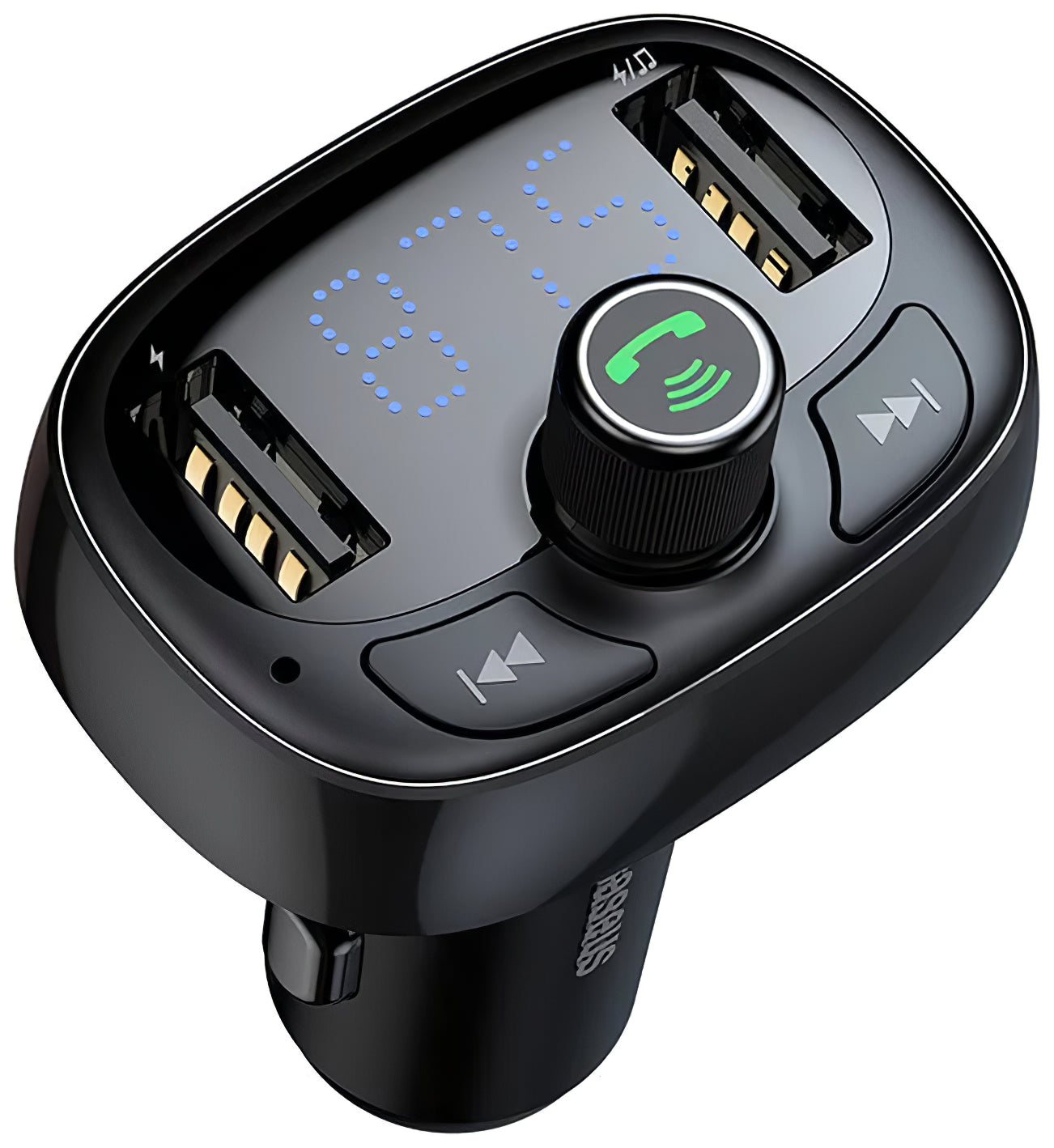 Bluetooth FM-modulator Baseus S-09, 2 x USB-A - 1 x microSD 