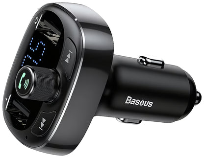 Bluetooth FM-modulator Baseus S-09, 2 x USB-A - 1 x microSD 
