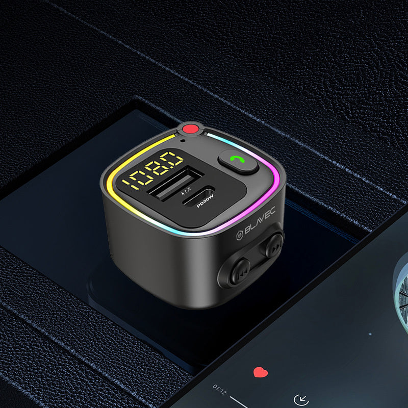 FM Bluetooth-modulator Blavec Flash TR-02, 1 x USB-A - 1 x USB-C