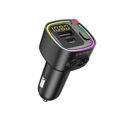 FM Bluetooth-modulator Blavec Flash TR-02, 1 x USB-A - 1 x USB-C