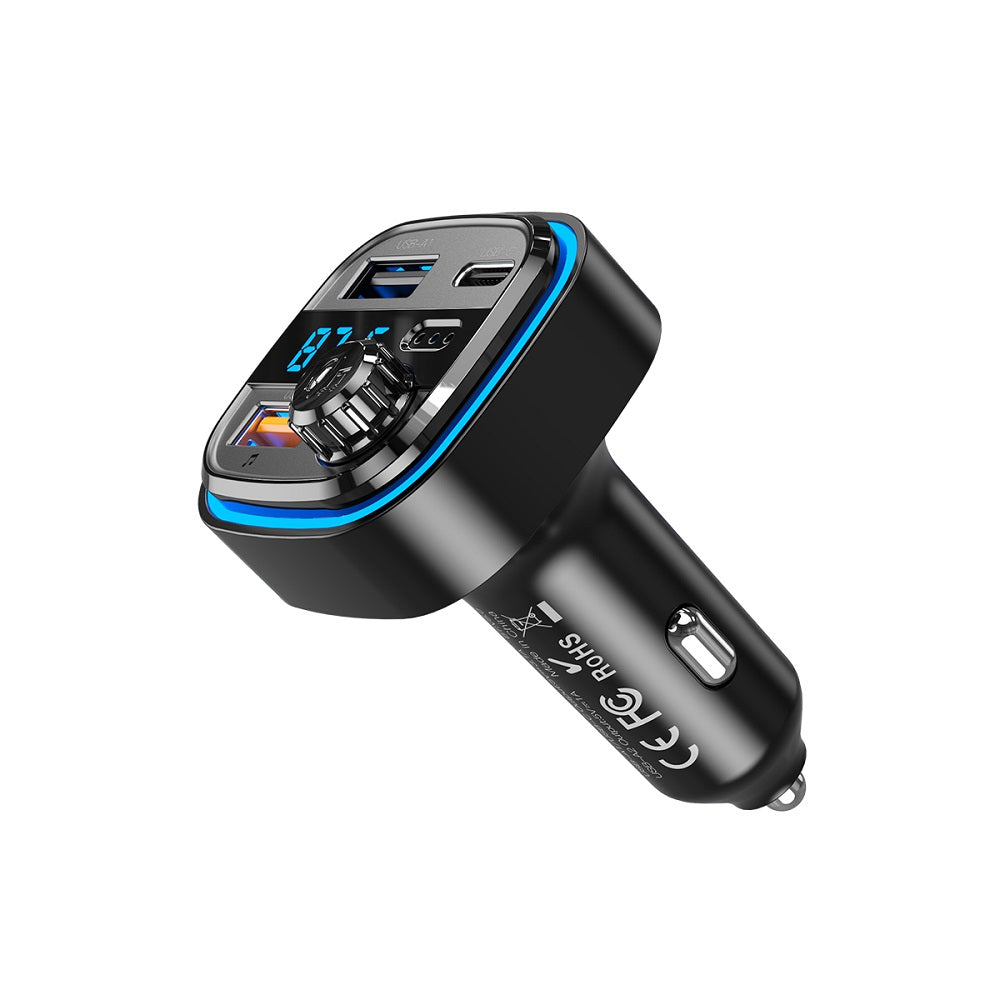 Blue Power Bluetooth FM-modulator BPBCC08, 2 x USB-A - 1 x USB-C