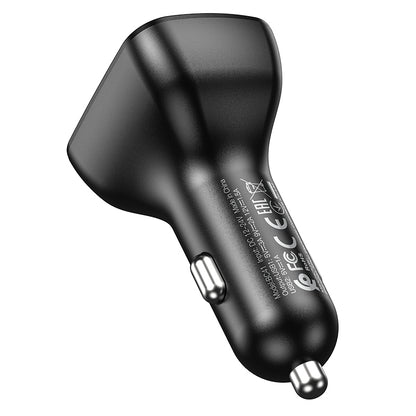 FM Bluetooth-modulator Borofone BC41 Eminency, 2 x USB-A - 1 x microSD