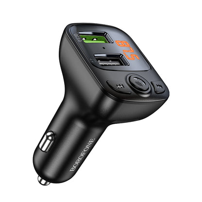 FM Bluetooth-modulator Borofone BC41 Eminency, 2 x USB-A - 1 x microSD