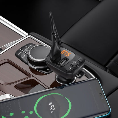 FM Bluetooth-modulator Borofone BC41 Eminency, 2 x USB-A - 1 x microSD