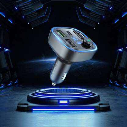 FM Bluetooth-modulator Borofone BC48, 2 x USB-A - 1 x USB-C