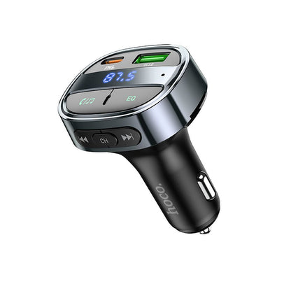 FM-modulator Bluetooth HOCO E70, 1 x USB-A - 1 x USB-C - microSD