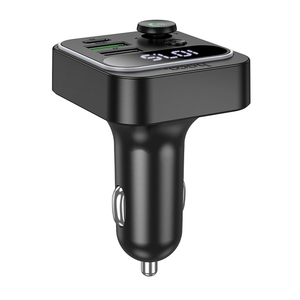 FM Bluetooth-modulator HOCO E85, 2 x USB-A - 1 x USB-C