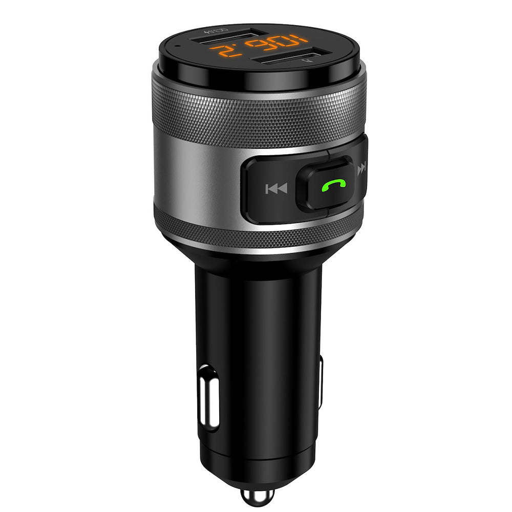 FM Bluetooth-modulator Techsuit VoltTune, 2 x USB-A