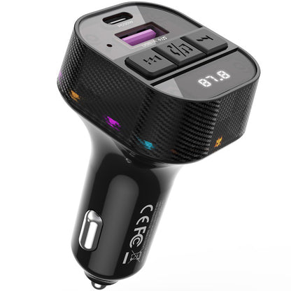 XO Design Bluetooth FM-modulator BCC17-3, 1 x USB-A - 1 x USB-C 