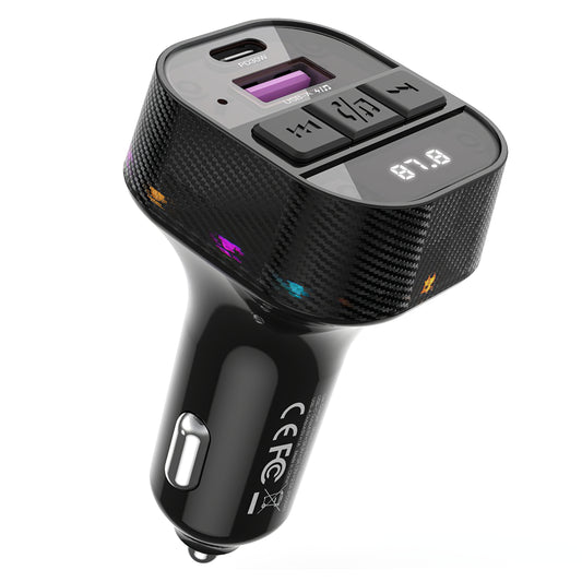 FM Bluetooth-modulator XO Design BCC17, 1 x USB-A - 1 x USB-C