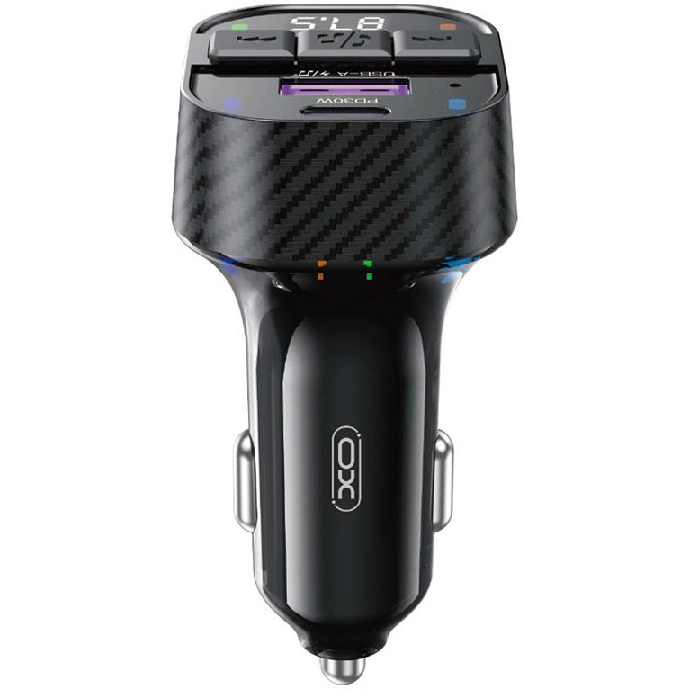XO Design Bluetooth FM-modulator BCC17-3, 1 x USB-A - 1 x USB-C 