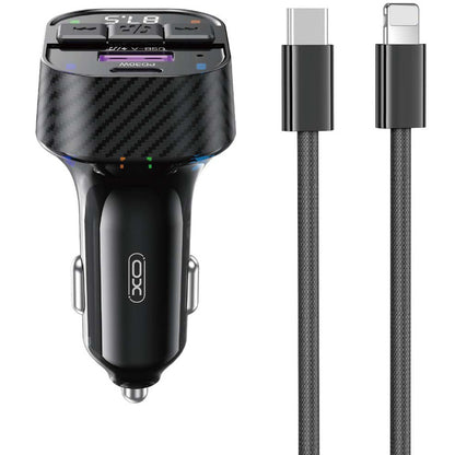 XO Design Bluetooth FM-modulator BCC17-3, 1 x USB-A - 1 x USB-C 