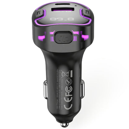FM Bluetooth-modulator XO Design BCC12, 1 x USB-A - 1 x USB-C