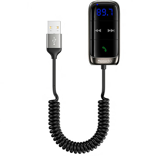 FM-modulator Bluetooth Yesido YAU32, 1 x 3.5mm - 1 x microSD