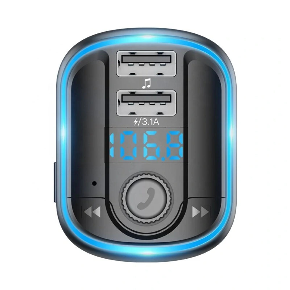 FM Bluetooth-modulator Yesido Y44, 2 x USB-A - 1 x microSD