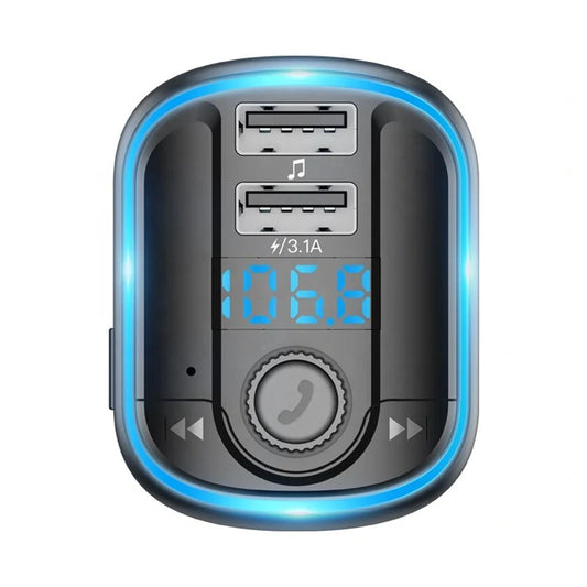 FM Bluetooth-modulator Yesido Y44, 2 x USB-A - 1 x microSD