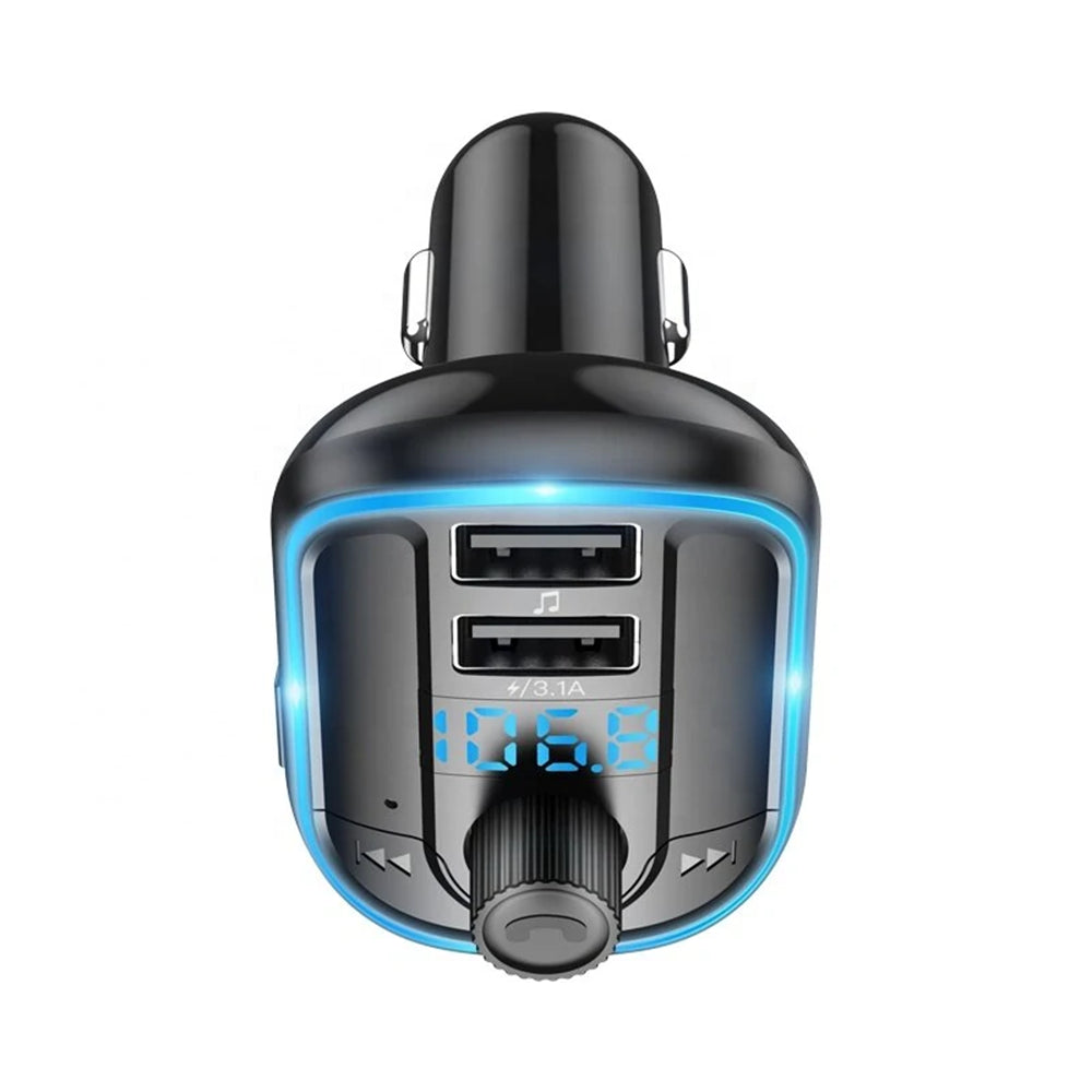 FM Bluetooth-modulator Yesido Y44, 2 x USB-A - 1 x microSD