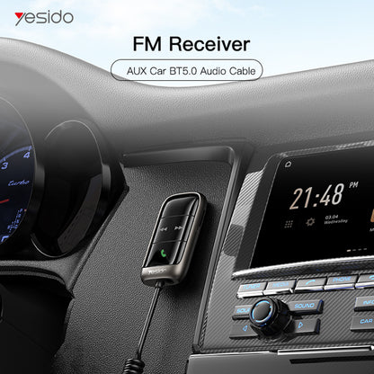 FM-modulator Bluetooth Yesido YAU32, 1 x 3.5mm - 1 x microSD