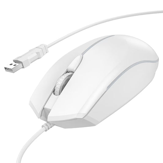 Kablet Gamingmus USB HOCO GM37, RGB, 2400DPI, Hvit