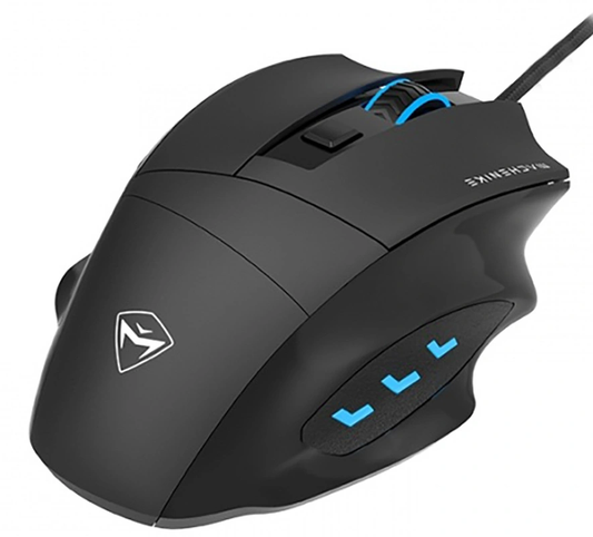 Gamingmus med kabel USB Machenike M3, RGB, 3200DPI, Svart