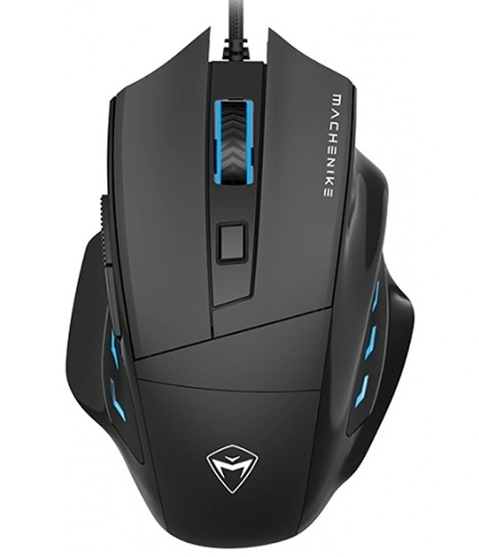 Gamingmus med kabel USB Machenike M3, RGB, 3200DPI, Svart