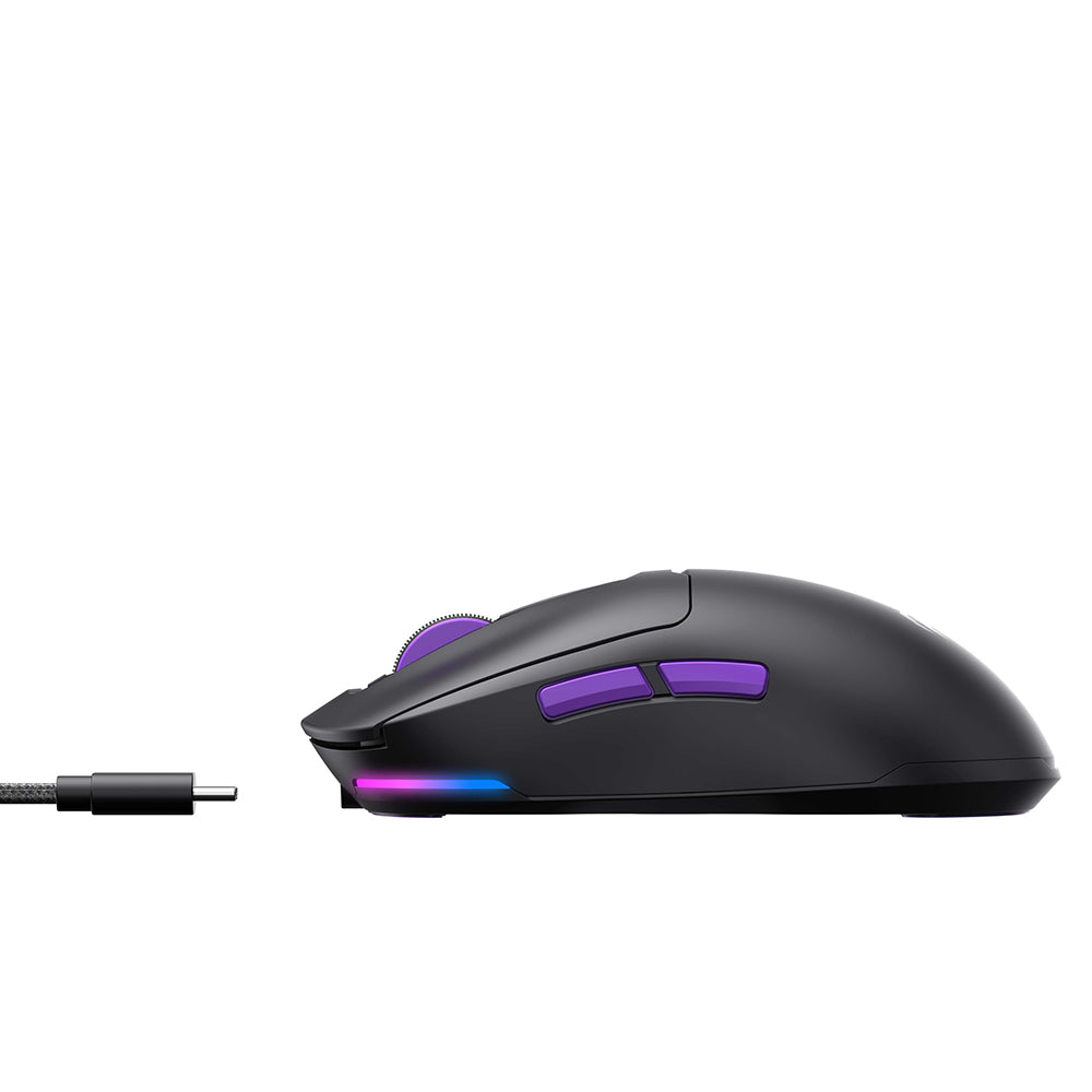 Trådløs Gaming Mus HAVIT MS969WB, RGB, 1000DPI - 16000DPI, BT / Wi-Fi / Kablet, Svart