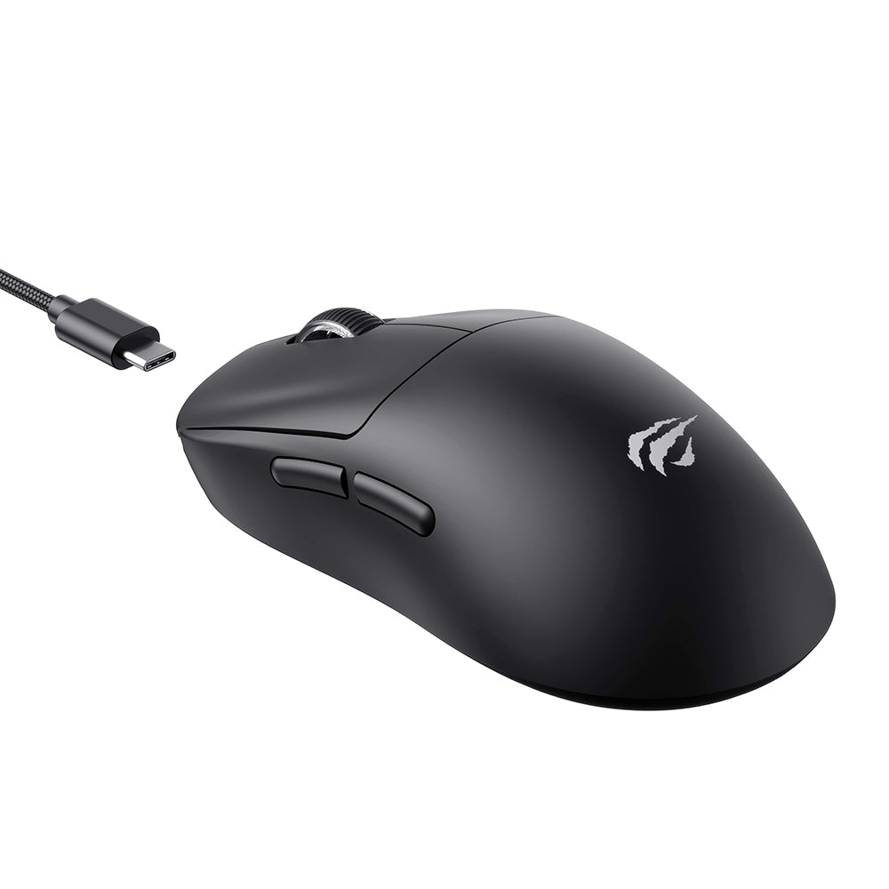 Trådløs Gamingmus HAVIT MS970WB Pro, 800DPI - 12000DPI, BT / Wi-Fi / Kablet, Svart