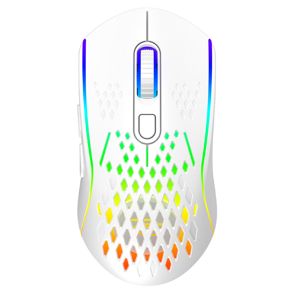 Trådløs Gamingmus Proove Buzz, RGB, 800DPI - 4800DPI, Hvit WMBU00022402