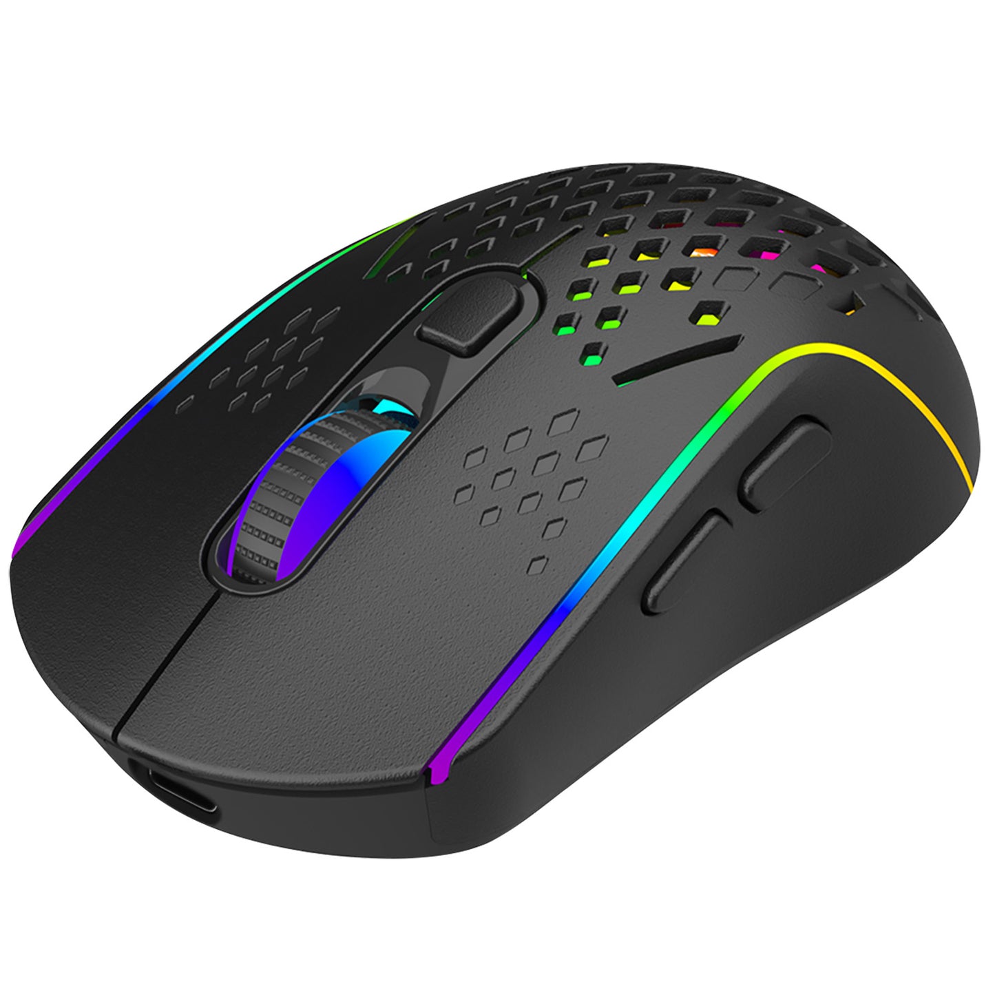 Trådløs Gamingmus Proove Buzz, RGB, 800DPI - 4800DPI, Svart WMBU00022401