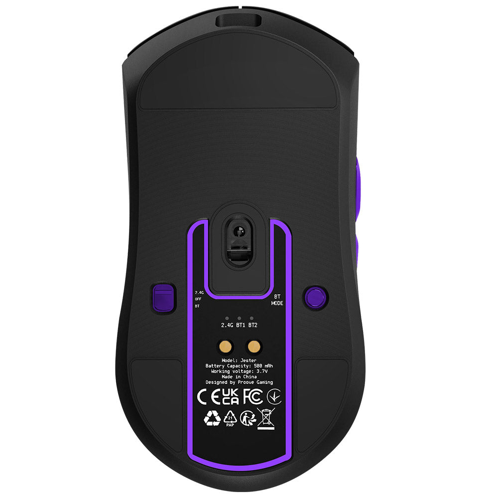 Trådløs Gamingmus Proove Jester, 800DPI - 26000DPI, OLED-skjerm, Svart WMJS00022001
