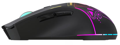 Trådløs Gamingmus WZK WMGB-3200, 3200DPI, RGB, Svart