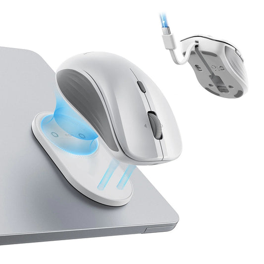 Trådløs Mus ESR MagMouse, 800DPI - 4800DPI, BT / Wi-Fi, Hvit