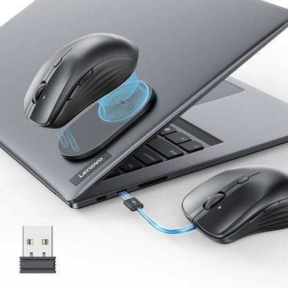 Trådløs mus ESR MagMouse, 800DPI - 4800DPI, BT / Wi-Fi, Grå