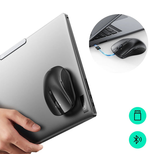 Trådløs mus ESR MagMouse, 800DPI - 4800DPI, Svart