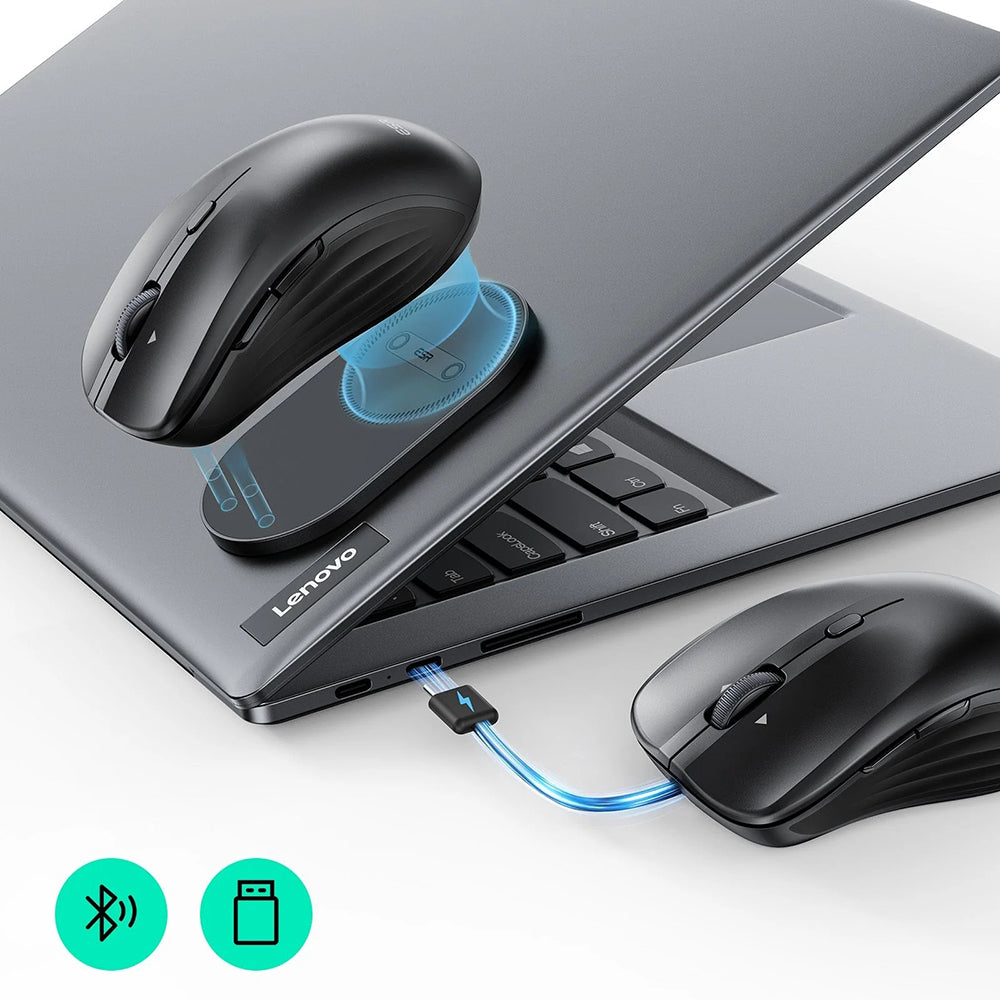 Trådløs mus ESR MagMouse, 800DPI - 4800DPI, BT / Wi-Fi, Svart
