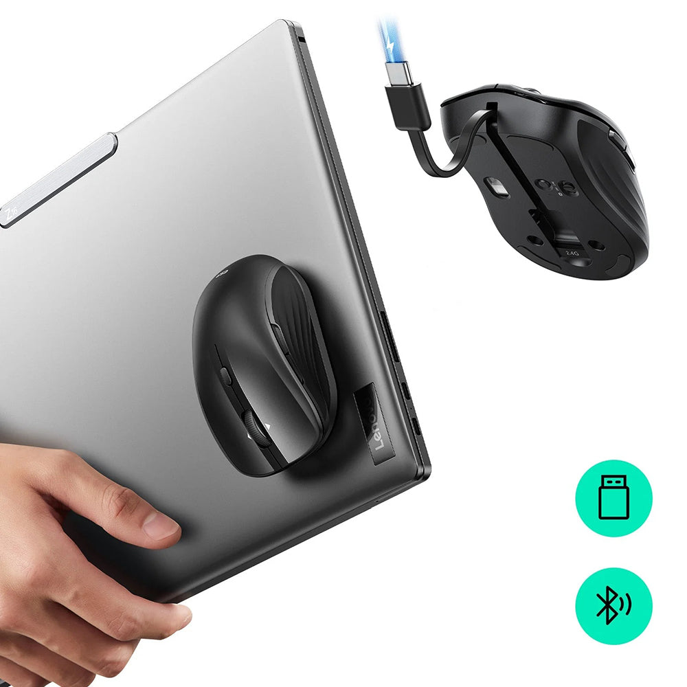 Trådløs mus ESR MagMouse, 800DPI - 4800DPI, BT / Wi-Fi, Svart