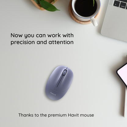 Trådløs Mus HAVIT MS54GT, 1600DPI, Grønn