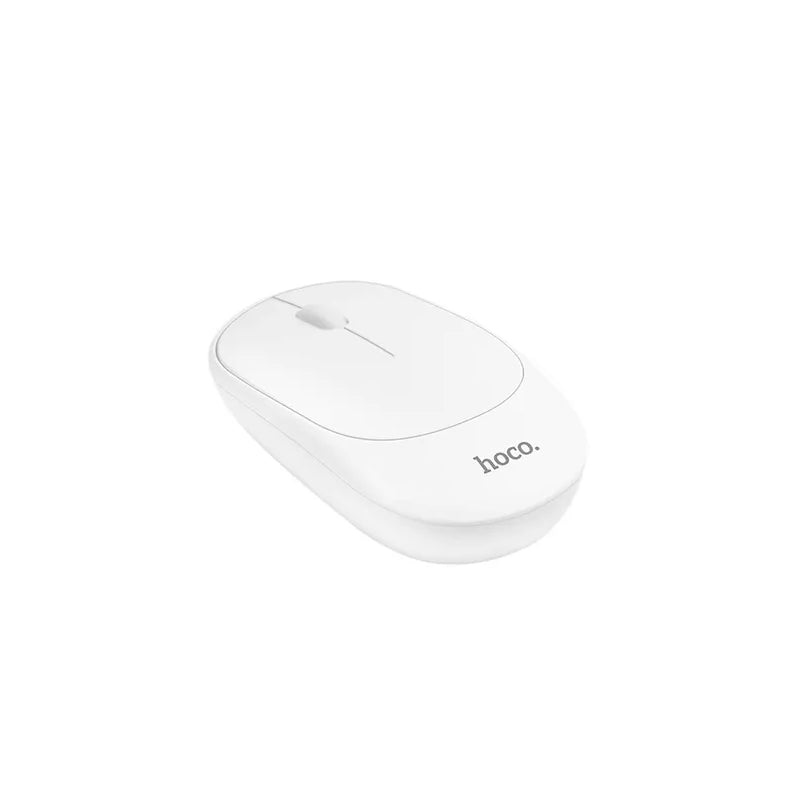 Trådløs mus HOCO DI04, 1200DPI, BT / Wi-Fi, Hvit