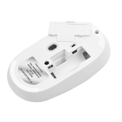 Trådløs mus HOCO DI04, 1200DPI, BT / Wi-Fi, Hvit