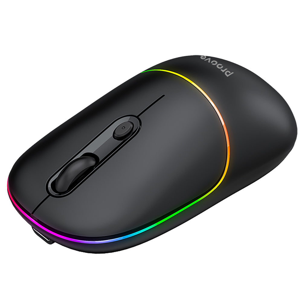 Trådløs Mus Proove Blink, RGB, 800DPI - 1600DPI, BT / Wi-Fi, Svart WMBL00002001