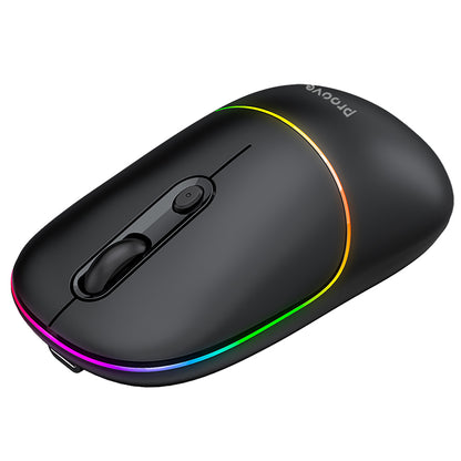 Trådløs Mus Proove Blink, RGB, 800DPI - 1600DPI, BT / Wi-Fi, Svart WMBL00002001