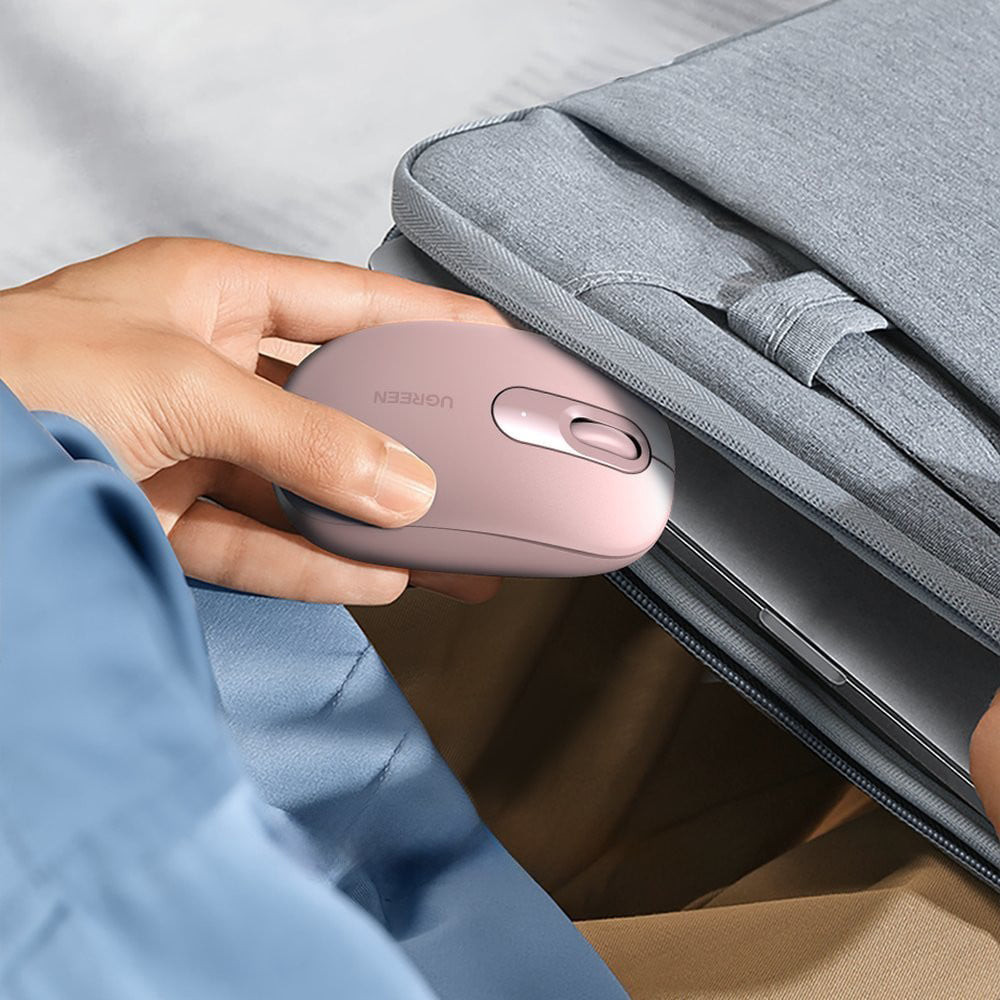 Trådløs Mus UGREEN MU105, 2400DPI, Rosa