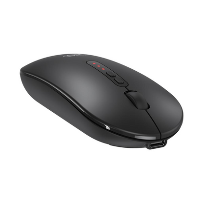 Trådløs mus XO Design M13 Silent Tri-modus, 1600DPI, BT / Wi-Fi, Svart