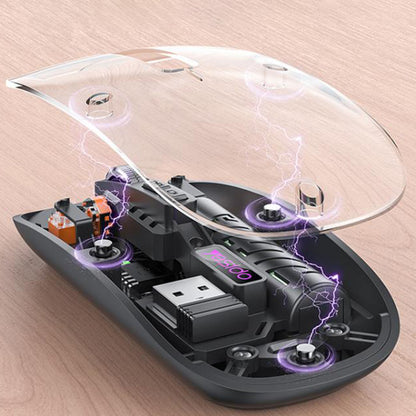 Trådløs mus Yesido KB29, 800DPI - 1600DPI, BT / Wi-Fi, Hvit