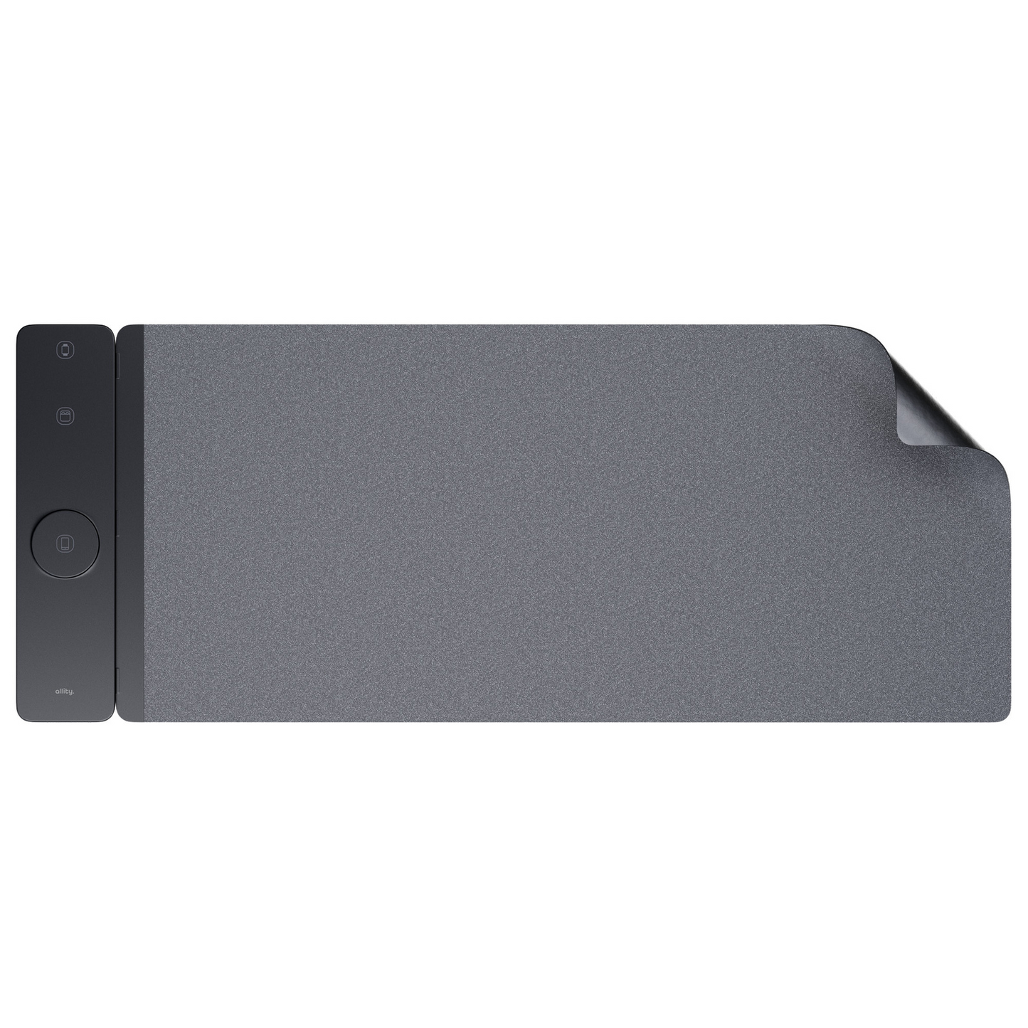 MousePad Allity. ALP-100 4i1 med trådløs lading for telefon / klokke / hodetelefoner, svart