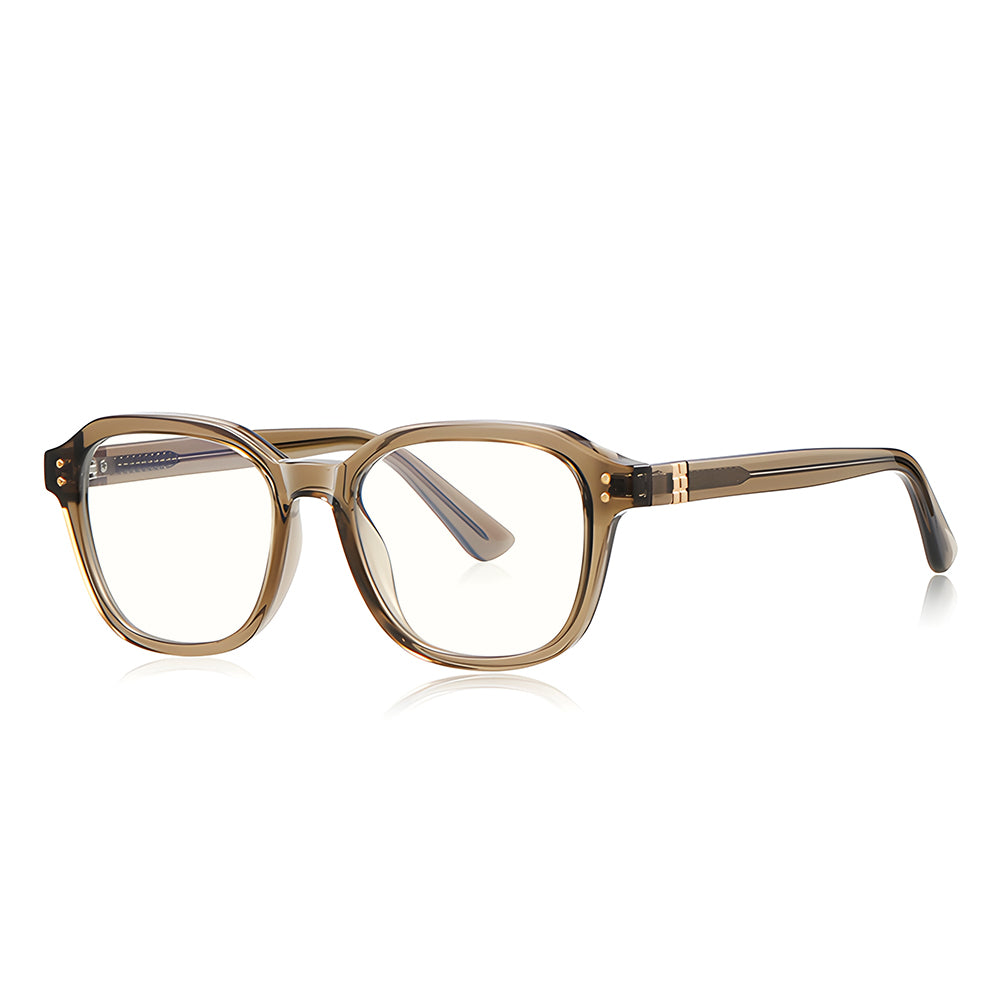 Data Briller Menn Techsuit 2227, Anti-Blått Lys, Lys Brun