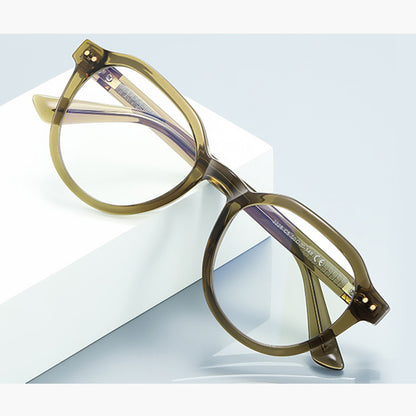 Data Briller Menn Techsuit 2228, Anti-Blått Lys, Lys Brun