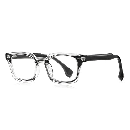 Herre databriller Techsuit LS084, Anti-blått lys, svarte transparente