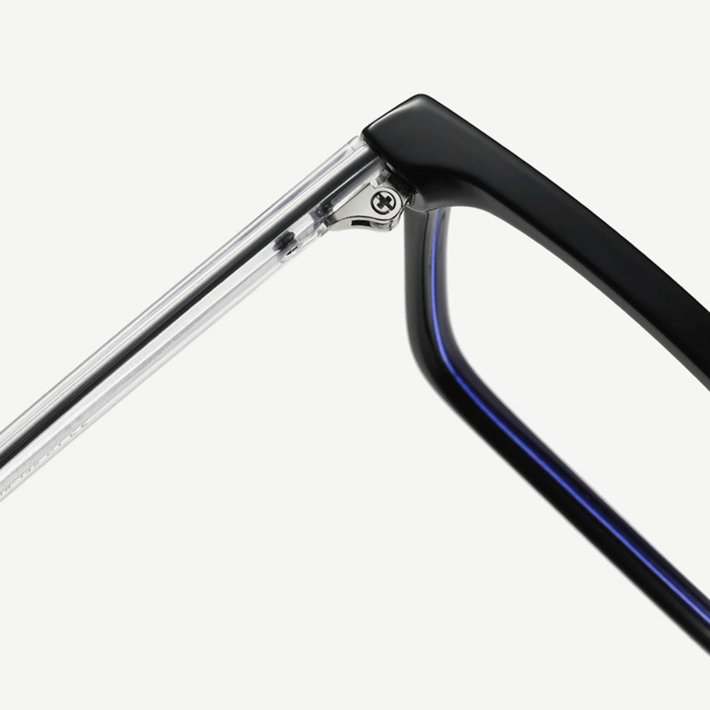 Herre databriller Techsuit LS091, Anti-blått lys, svarte