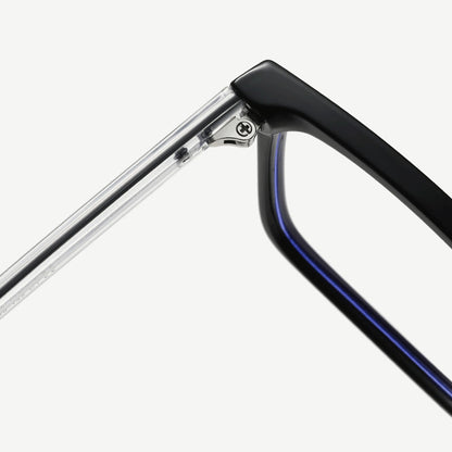 Herre databriller Techsuit LS091, Anti-blått lys, svarte